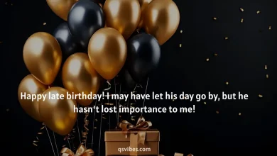 Belated Birthday Wishes