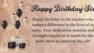 birthday wishes for teacher male