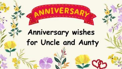 Anniversary Wishes to Uncle and Aunty
