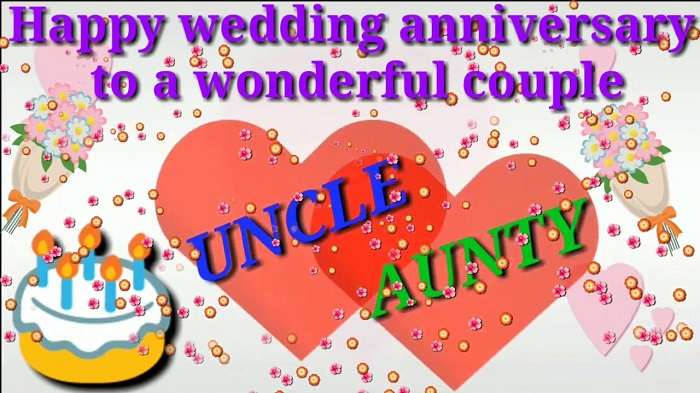 Anniversary Wishes to Uncle and Auntyhtytu