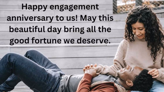 Funny Engagement Anniversary Wishes