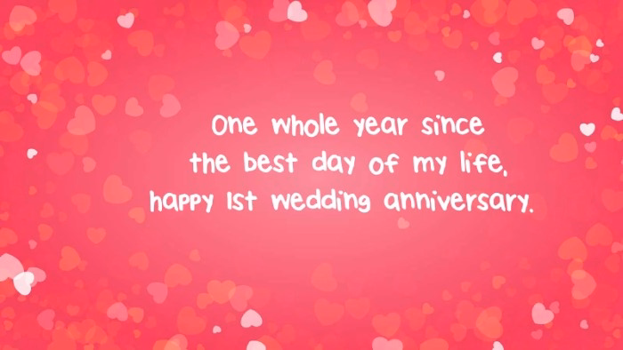 Funny First Anniversary Wishes