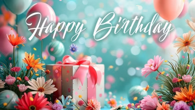 happy birthday wishes in marathi with flowers