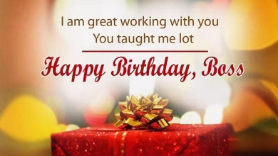birthday wishes to boss