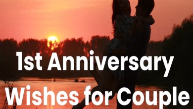first anniversary wishes for couple