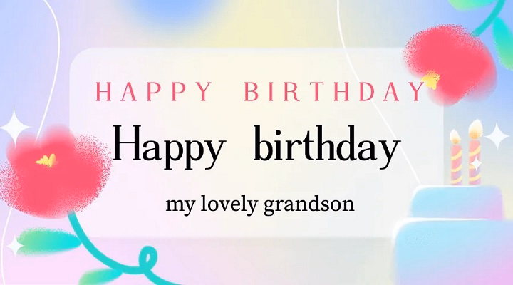 grandson birthday wishes