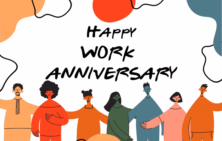 work anniversary wishes to colleague